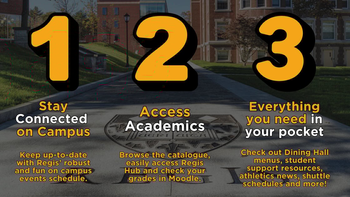 3 Reasons to Use MyRegis App: Stay Connected, Access Academics, Everything you need in your pocket