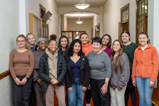 Regis Students who participated in the Rawan Project